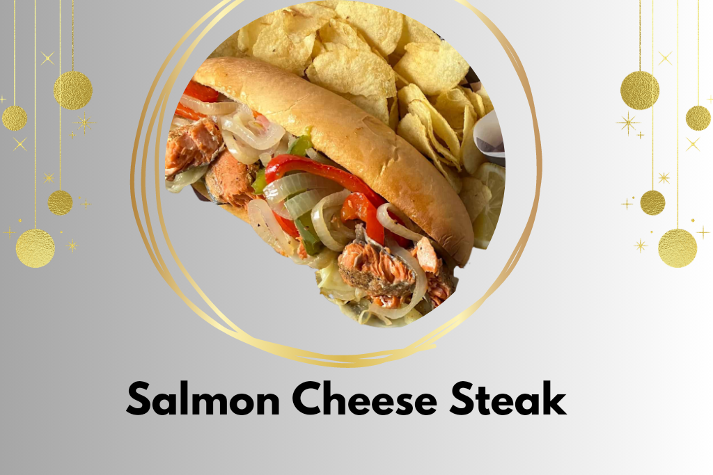 salmon cheese steak recipe