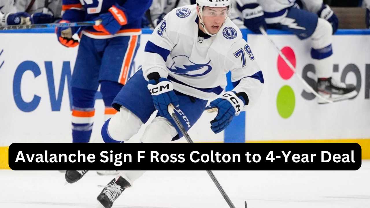 Avalanche Sign F Ross Colton to 4-Year Deal